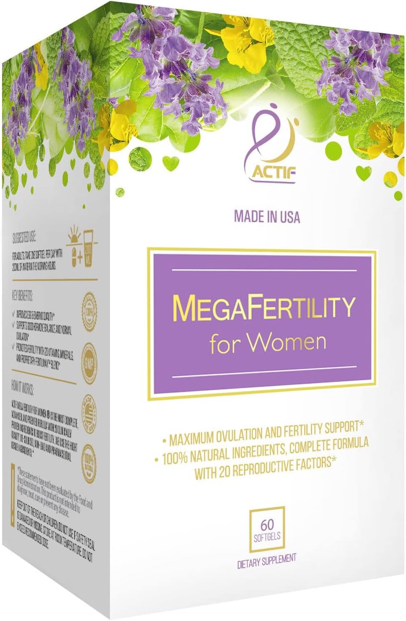 ACTIF Organic FertilMax – Fertility Supplement & Ovulation Support, 60 Tablets - görsel 2