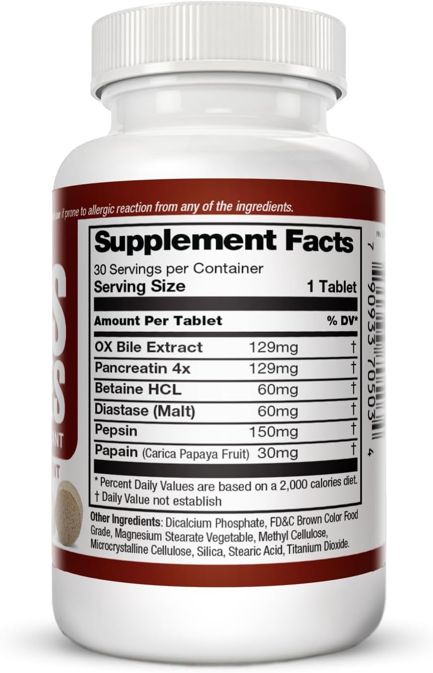 Germa Bile Salts Natural Food Supplement – Liver Support, 30 Tablets - görsel 3
