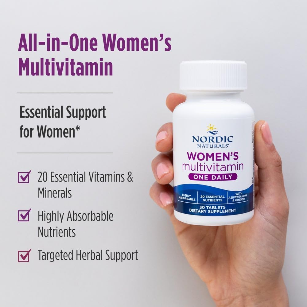 Nordic Naturals Women’s Multivitamin One Daily - 30 Tablets - görsel 3