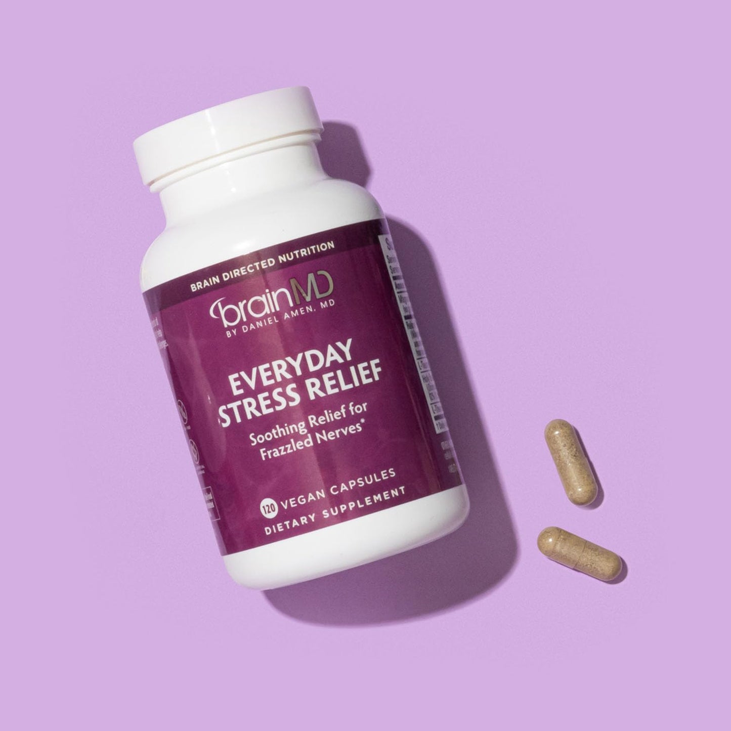 BRAINMD Dr Amen Everyday Stress Relief - 120 Capsules - görsel 9