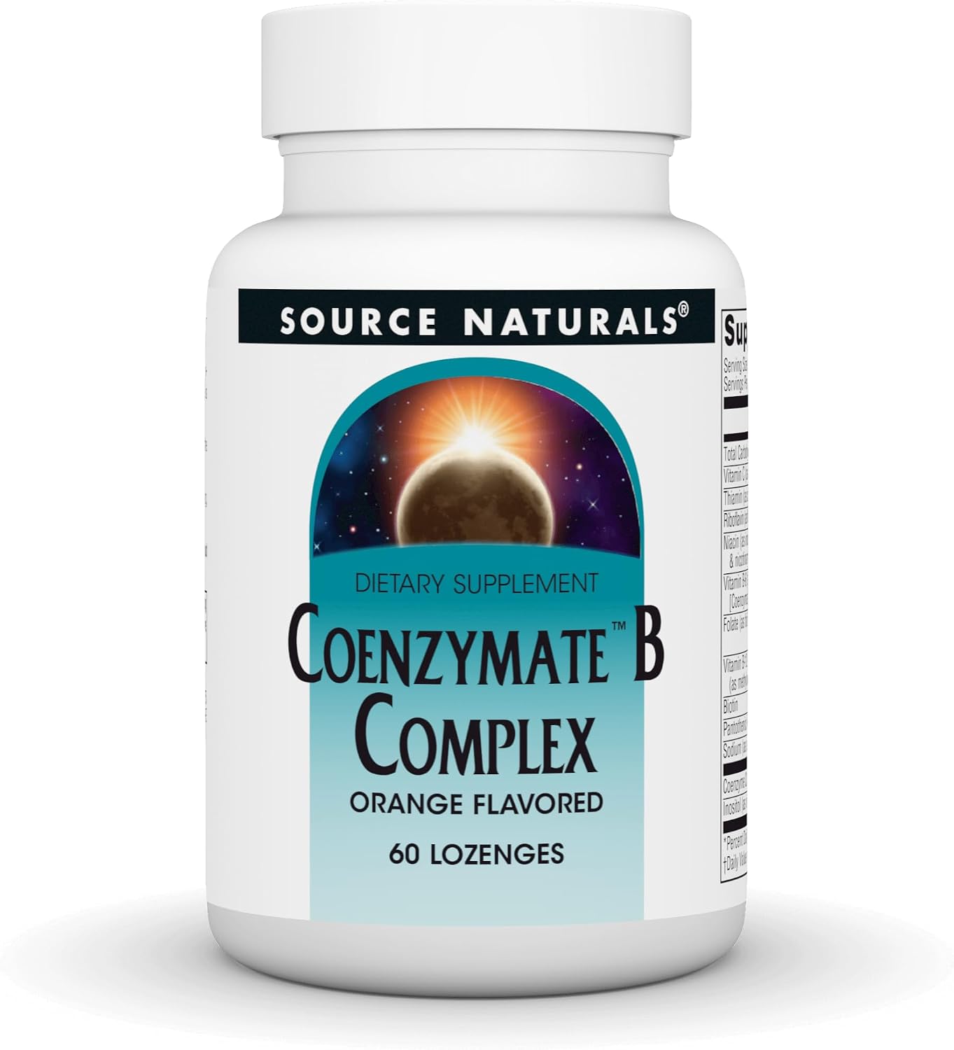 Source Naturals Coenzymate B Complex, 60 Orange Flavoured Lozenges - görsel 1