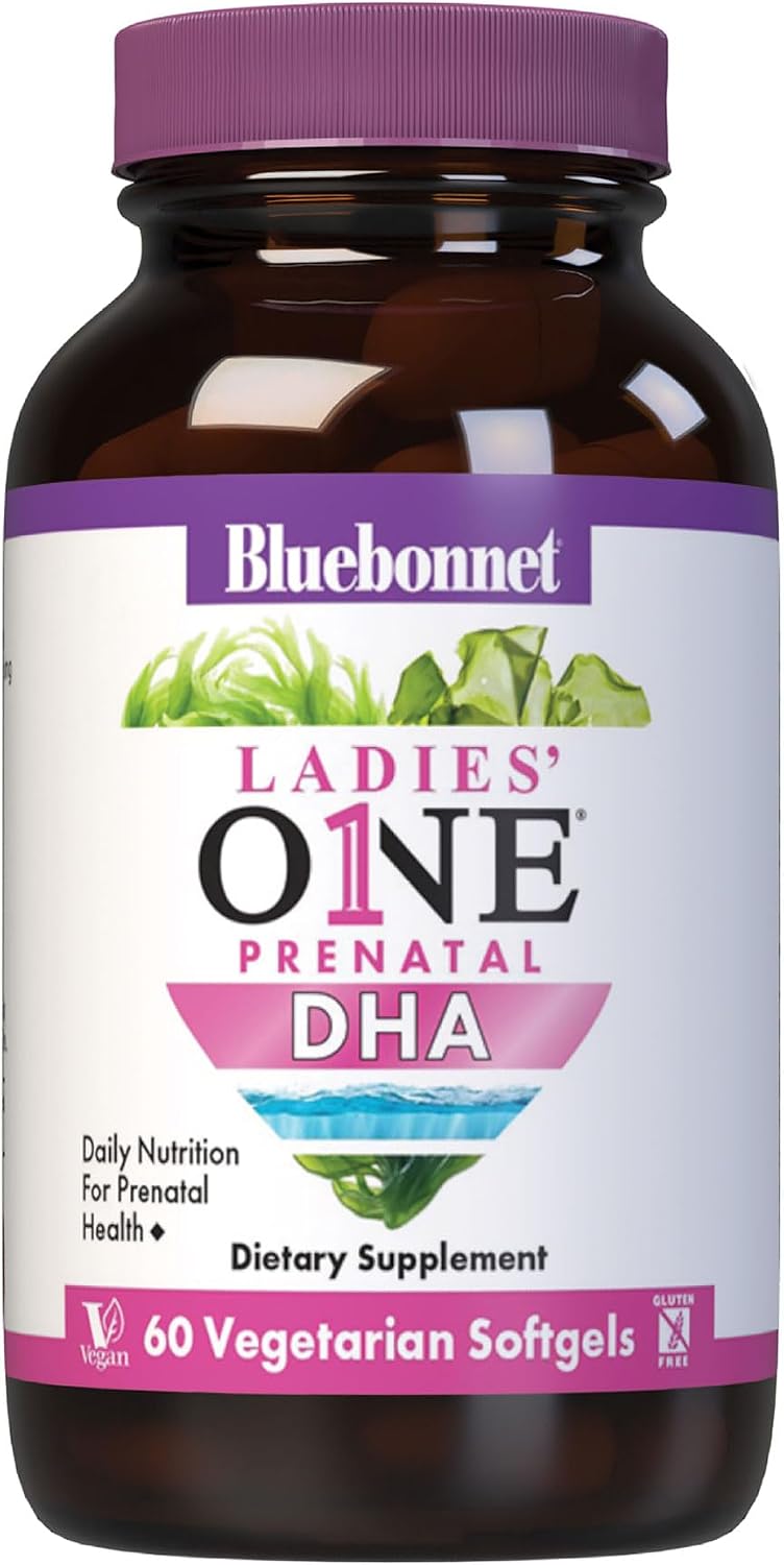 Bluebonnet Early Promise Prenatal Gentle DHA 200 mg, 60 Vegetarian Softgels - görsel 1
