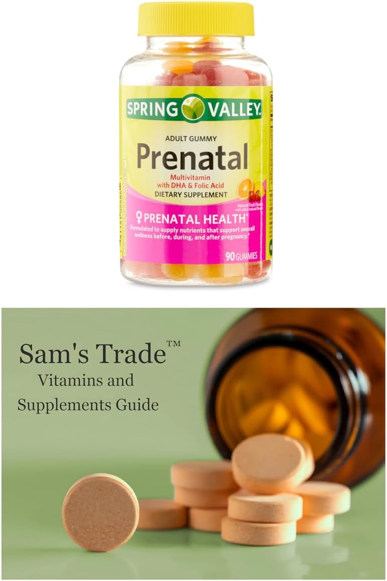 Spring Valley Prenatal Multivitamin Gummies, 90 Gummies - görsel 1