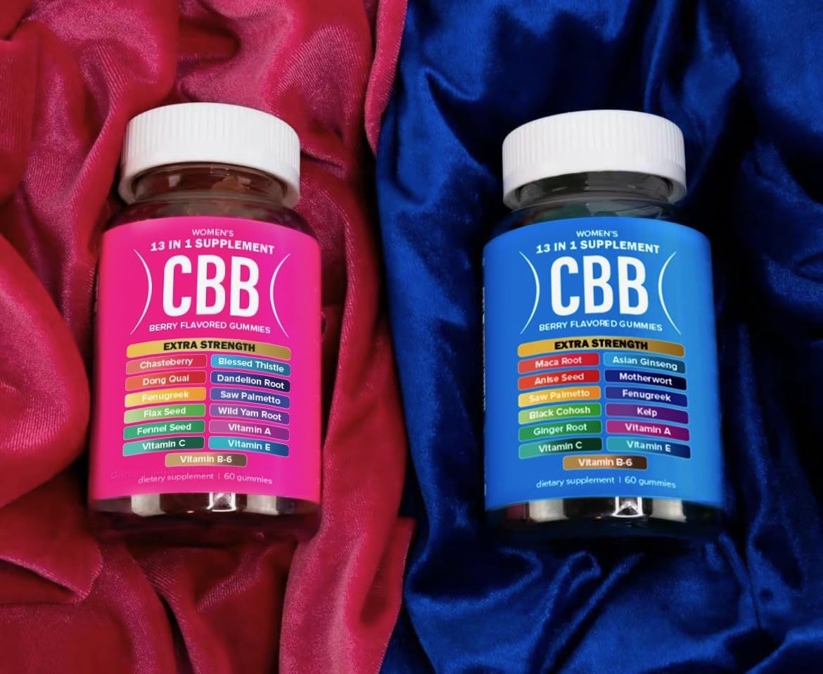 Curvy Body Bears Women's Multivitamin Gummies Top & Peach Support Combo Pack – Berry Flavour, 2-Pack (120 Gummies) - görsel 5