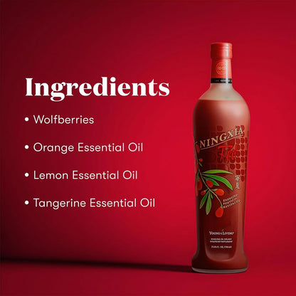Young Living NingXia Red Antioxidant Drink – Superfruit Blend with Wolfberry, Blueberry & Pomegranate, 750 ml (Pack of 2)