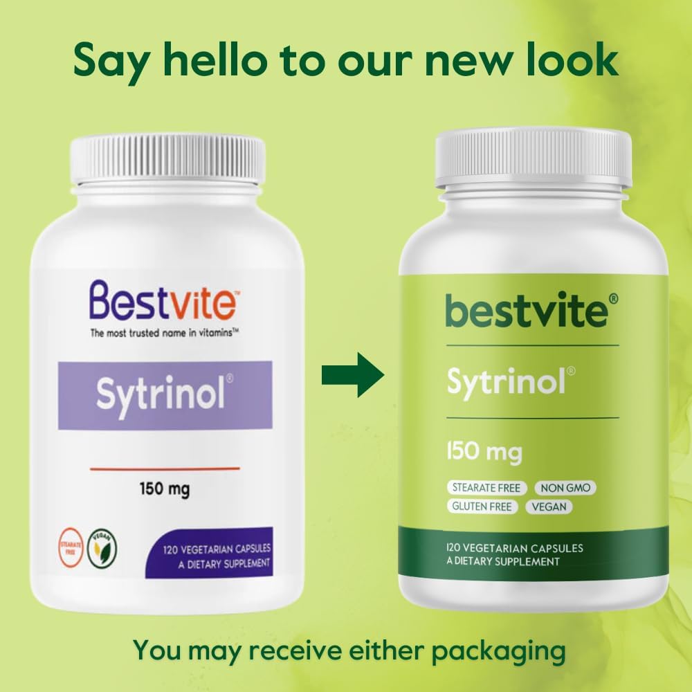 BESTVITE Sytrinol 150mg - 120 Vegetarian Capsules - Patented Citrus & Palm Fruit Blend - görsel 6
