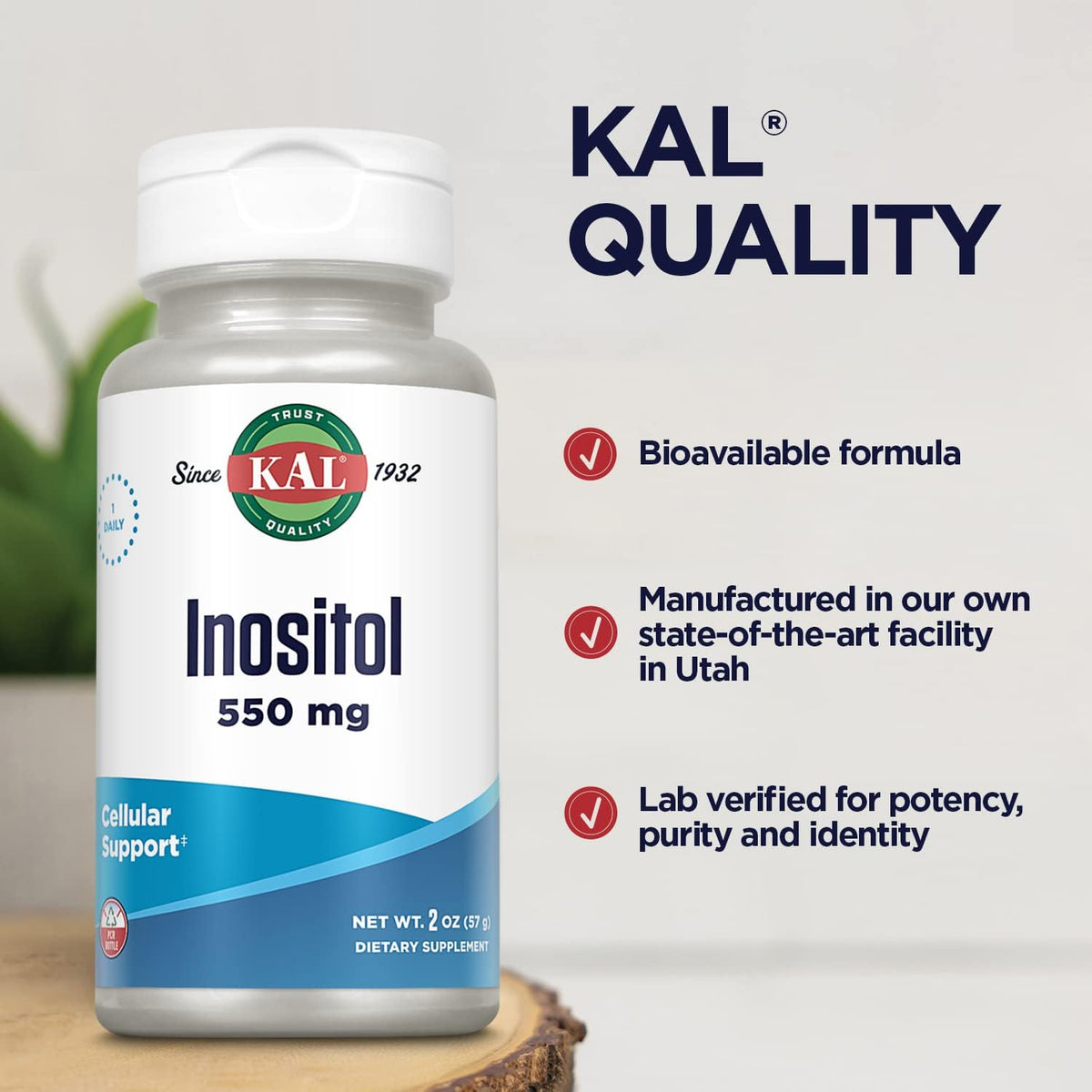 KAL Inositol Powder 550mg – Brain Health & Mood Support - görsel 5