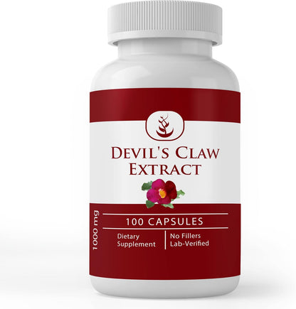 PURE ORIGINAL INGREDIENTS Devil's Claw Extract, 100 Capsules