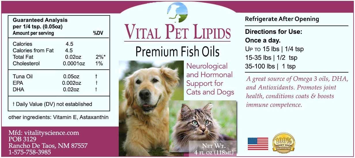 Vital Pet Lipids for Cats and Dogs 118ml - görsel 5