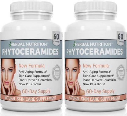 Phytoceramides Skin Hydration Support Supplement, 120 Capsules