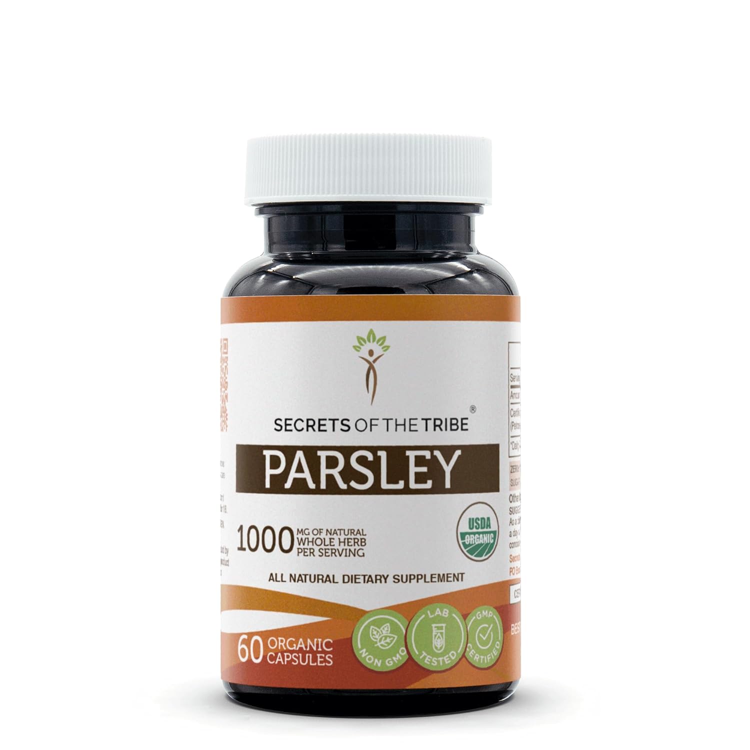 Secrets of the Tribe USDA Organic Parsley Supplement – 120 Vegetarian Capsules - görsel 7