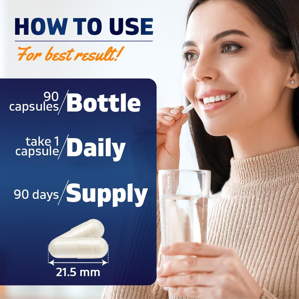 Vitamatic Benfotiamine 300 mg - Fat Soluble Vitamin B1 Food Supplement (3 Bottles, 270 Capsules) - görsel 4
