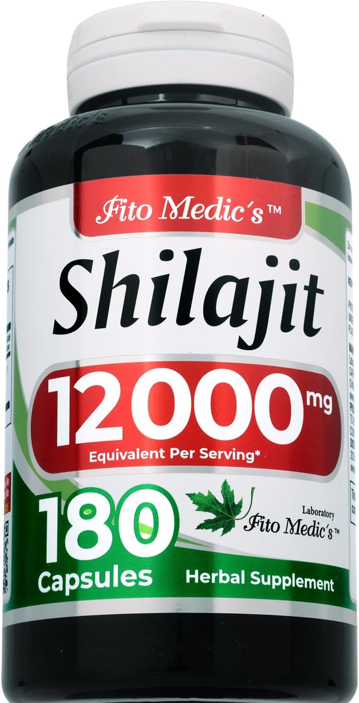 FITO MEDIC'S Lab Shilajit Capsules, 180 Count - görsel 2