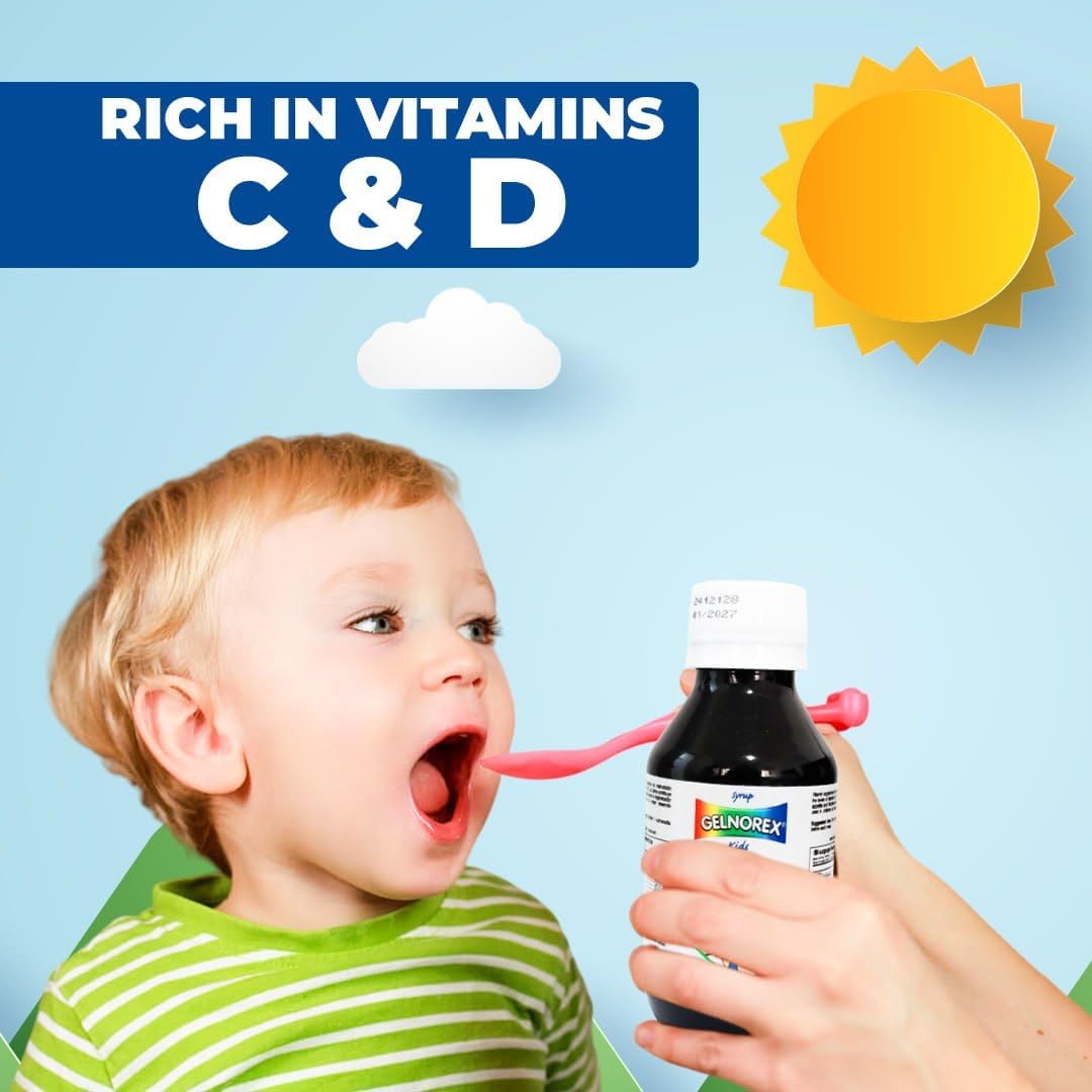 Gelnorex Children's Vitamin B Supplement Syrup, 118 ml - görsel 6