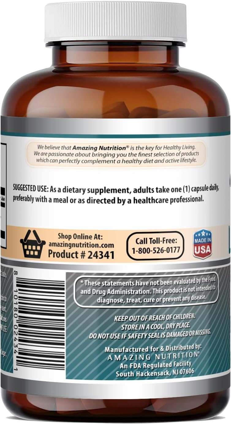 Amazing Formulae L-Citrulline Supplement - 750 mg, 180 Capsules - görsel 4