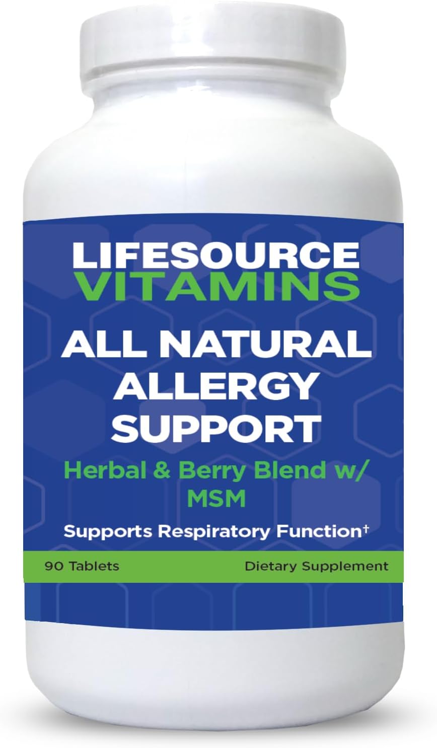 LifeSource Vitamins All Natural Allergy Support - 90 Count - görsel 1