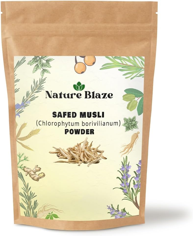 Pure and Natural Safed Musli Powder 200g - görsel 1