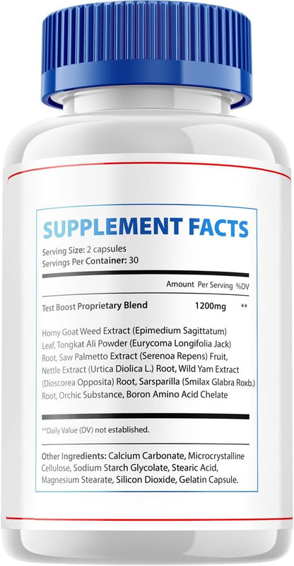 Viril Tonic for Men - Advanced Performance Supplement (2 Pack - 120 Capsules)
