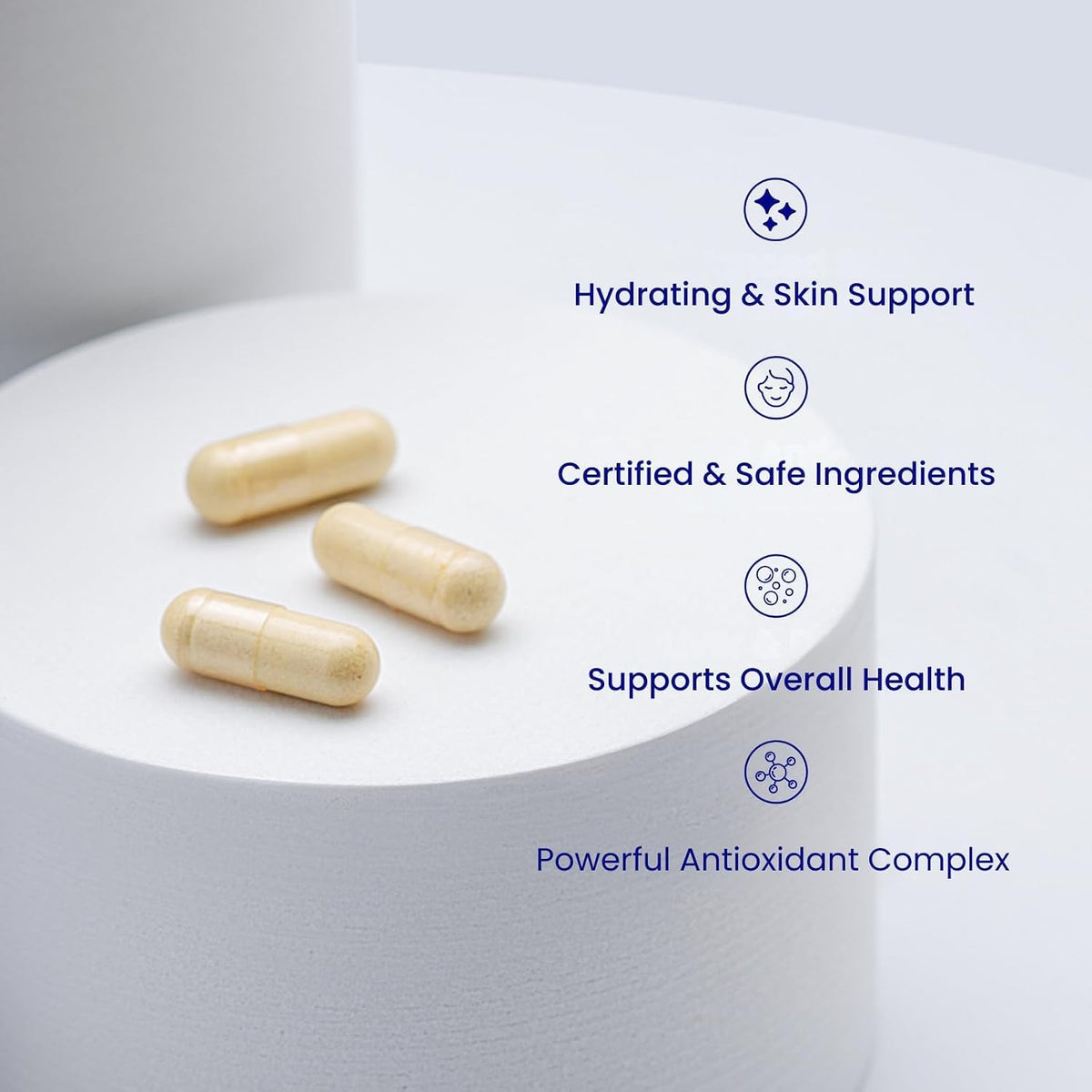 Relumins 1650 mg L-Glutathione Complex with Hyaluronic Acid, Alpha Lipoic Acid, Rose Hips, Vitamin E & Riboflavin - görsel 7