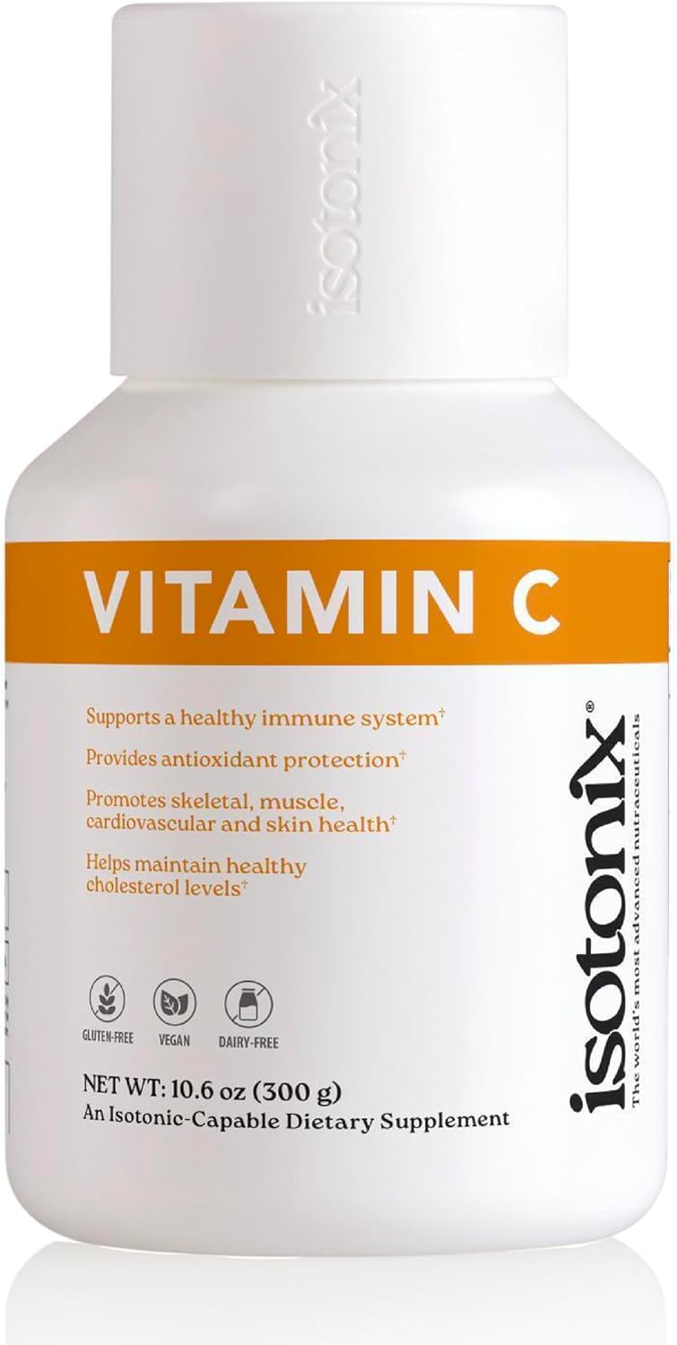Isotonix Vitamin C Powder – 500 mg Buffered Vitamin C with Beta Carotene and Potassium, Isotonic, Vegan, Gluten-free, 90 Servings - görsel 1