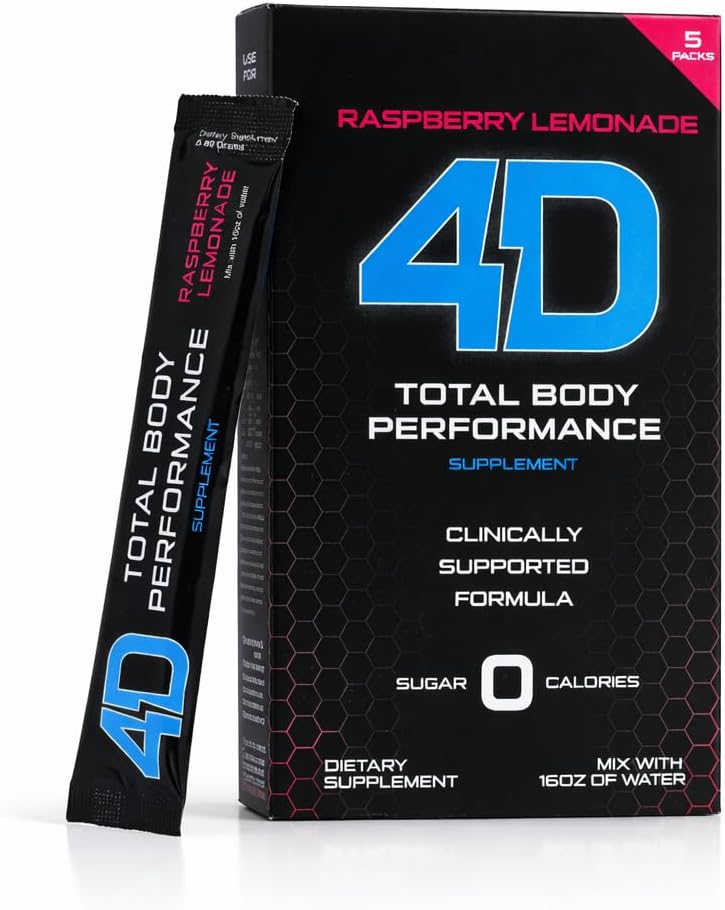 4D Pina Colada 25 Unit Box - Electrolytes, Aminos, Vitamins & Energy Powder Packets - Zero Calories & Sugars - Gluten-free, Non-GMO, Keto & Vegan Friendly - görsel 10
