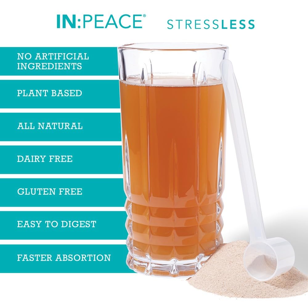 IN:Peace Herbal Calming Formula – 20 Servings, Wild Berry Flavour - görsel 4