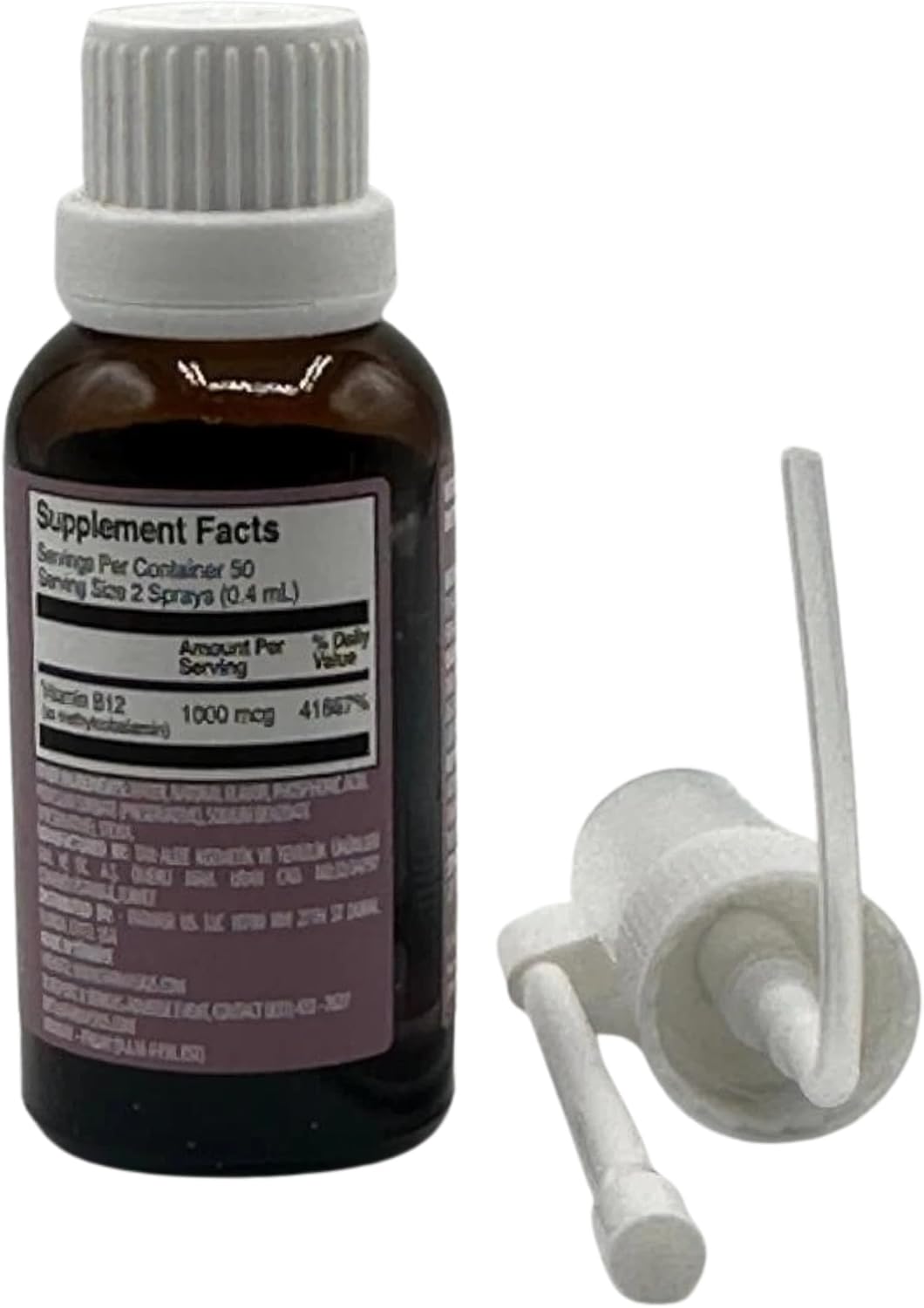 FARMASi Nutriplus Vitamin B12 Spray, Strawberry, 1000 mcg, 20 ml, Vegan - görsel 5