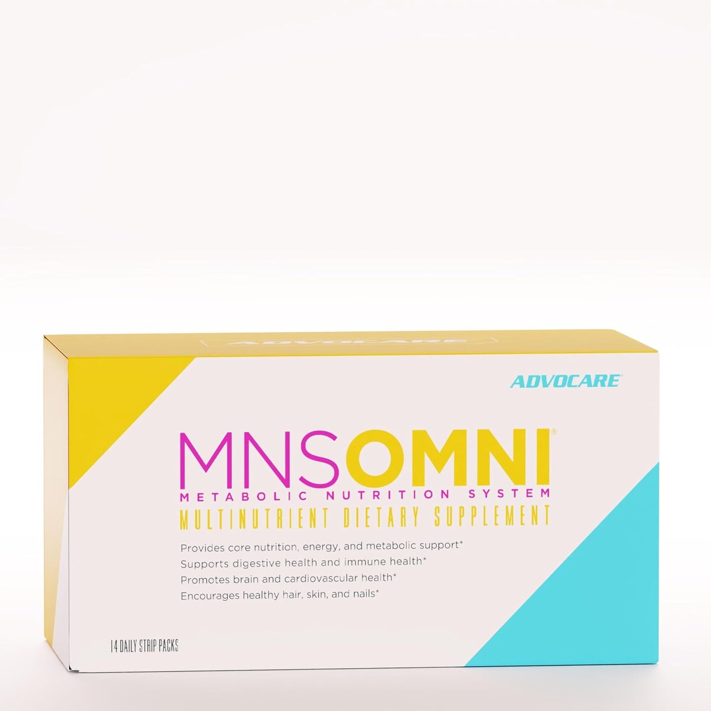 AdvoCare MNS Omni - Daily Multivitamin Food Supplement with Probiotics & Omega-3, 14 Strip Packs - görsel 1