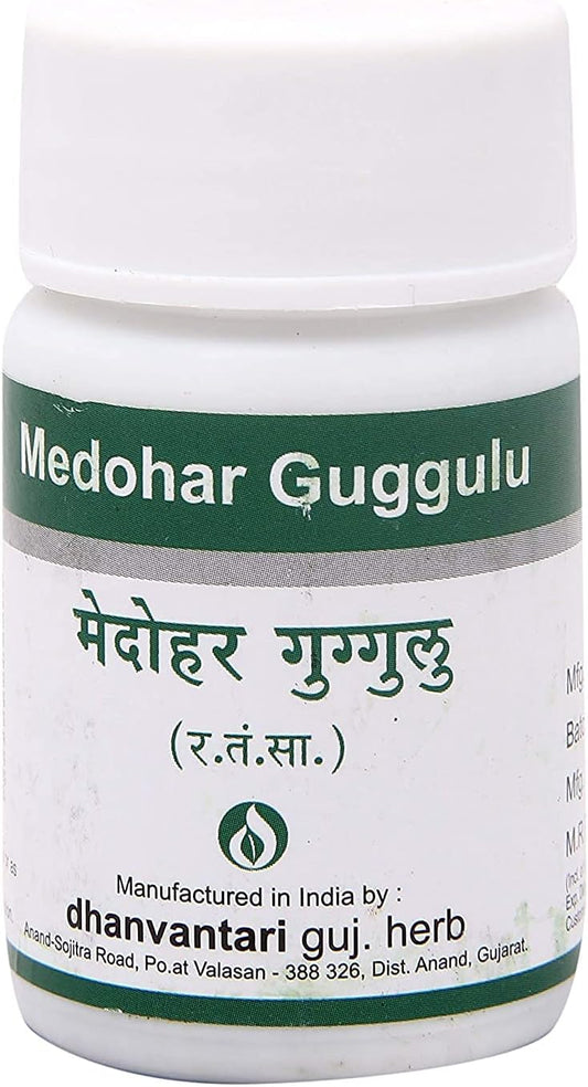 Dhanvantari Medohar Guggulu - 60 Tablets (Pack of 4)