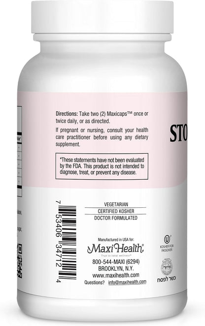 Maxi Health Stomach Soothe – Full Spectrum Acid Soothe Formula – 120 Capsules