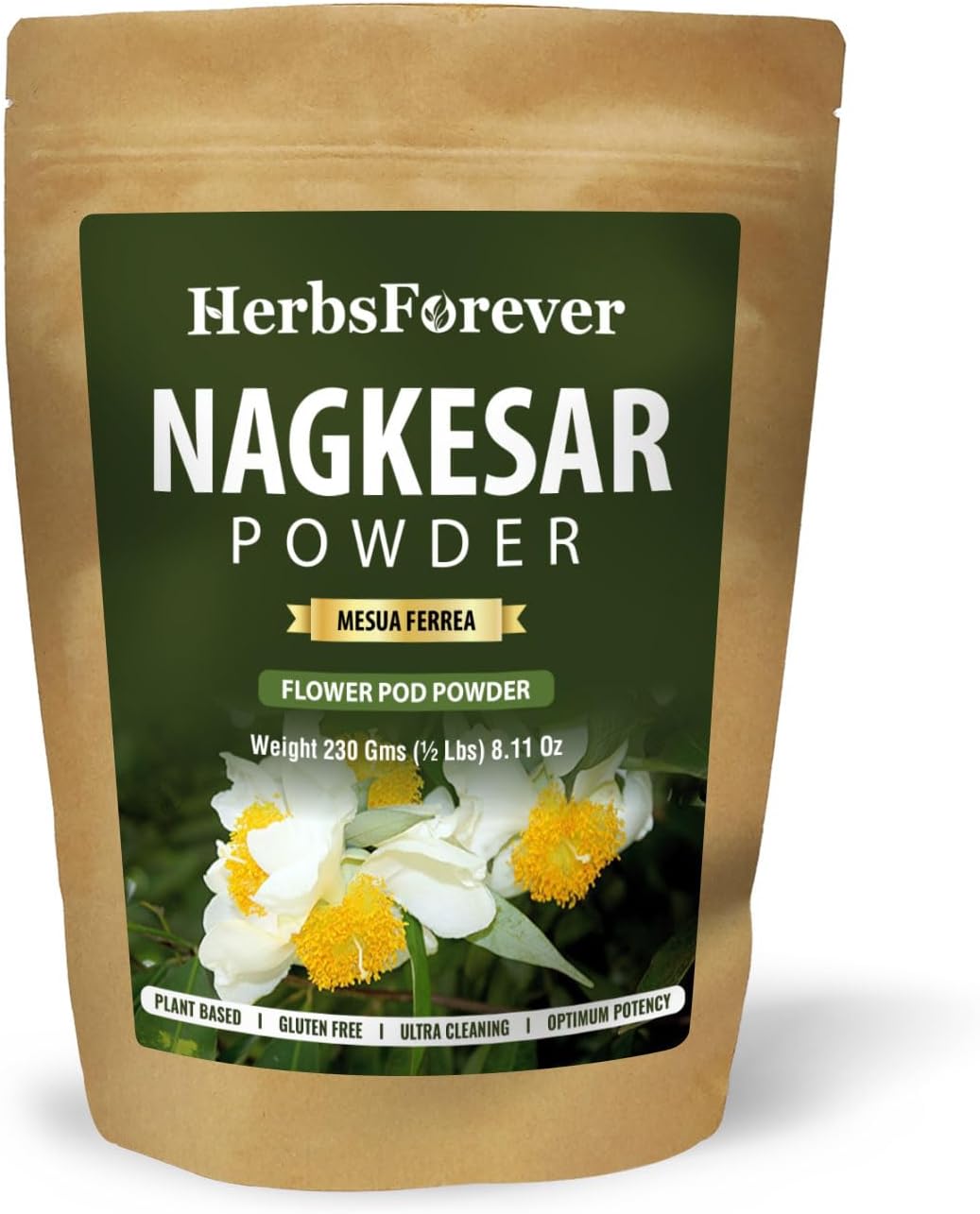 HerbsForever Nagkesar (Mesua Ferrea) Flower Pod Powder – 454 g (1 lb) - görsel 1