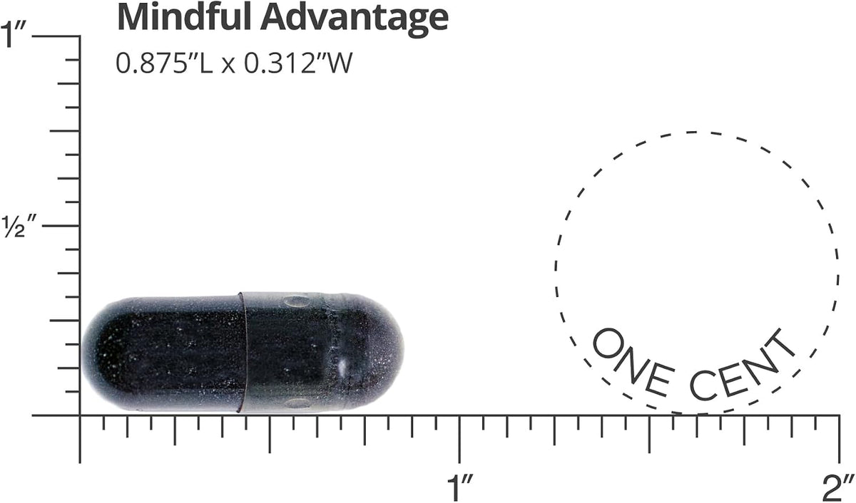 DOCTORS' PREFERRED Mindful Advantage Brain Supplements for Memory and Focus – Boost Memory, Mental Sharpness, Recall & Concentration – 30 Capsules - görsel 6