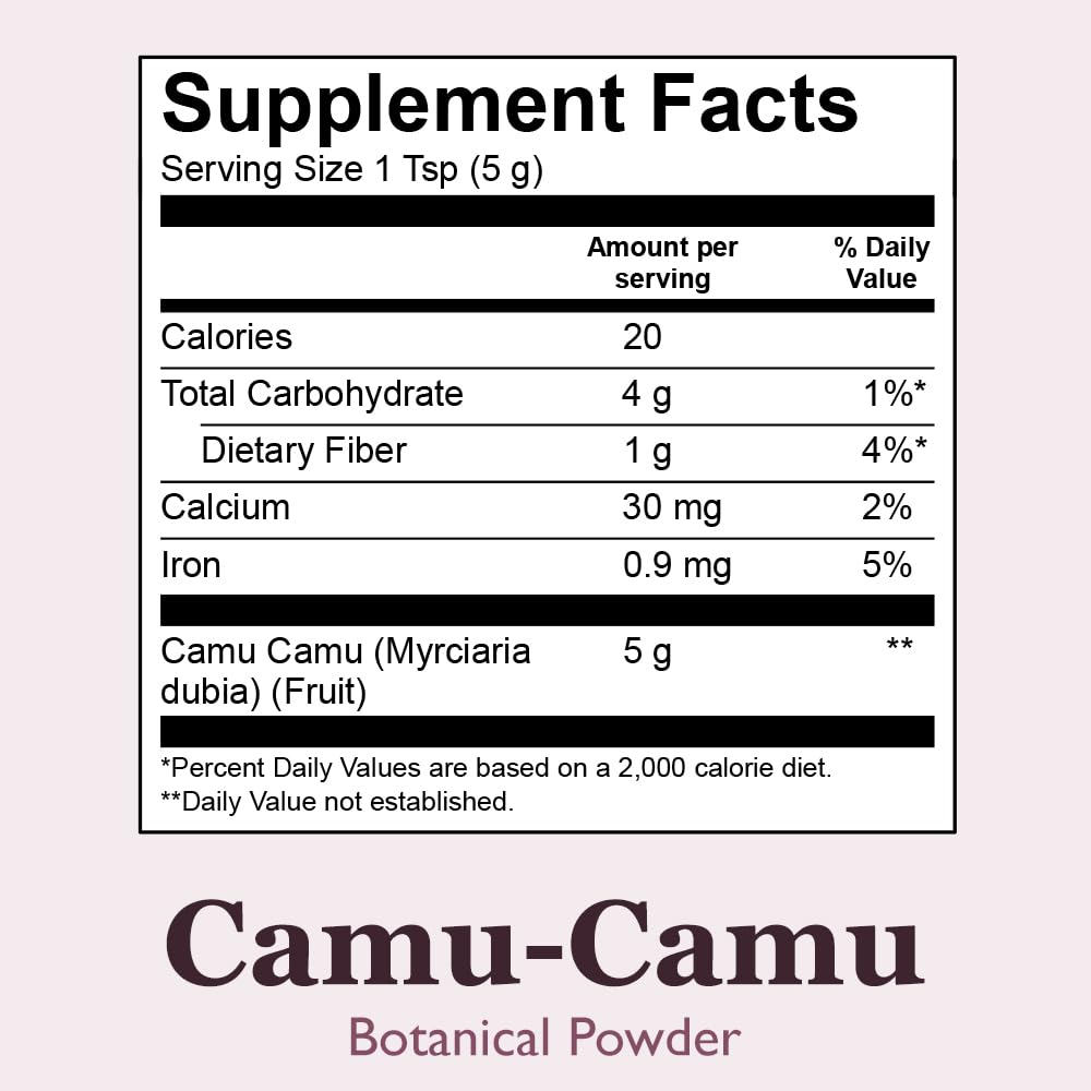 Organic Positively Botanicals Company, Camu Camu - Botanical Powder, 454 g - görsel 2