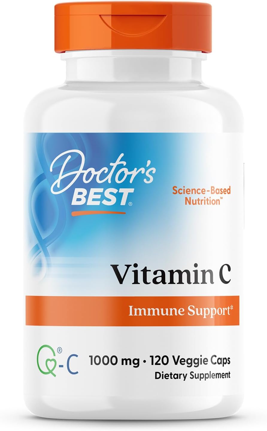 Doctor's Best Vitamin C 1000mg – 120 Vegan Capsules - görsel 1