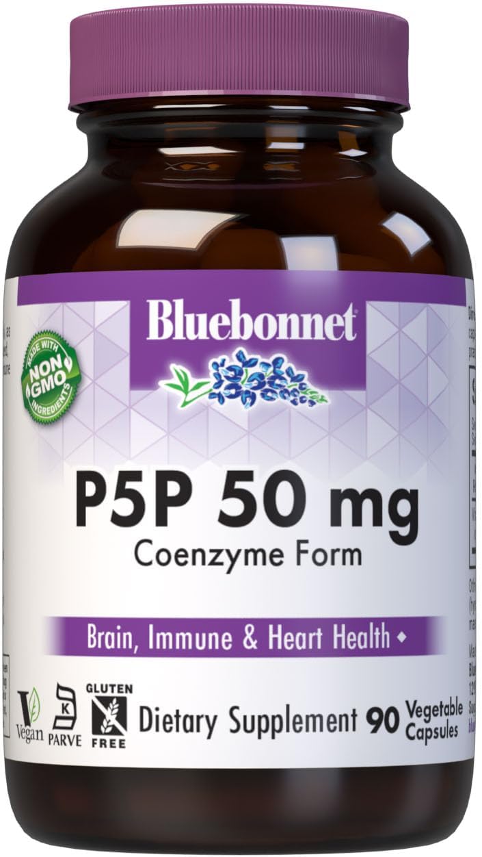 Bluebonnet Nutrition CellularActive P-5-P 50 mg, 90 Vegetarian Capsules - görsel 1