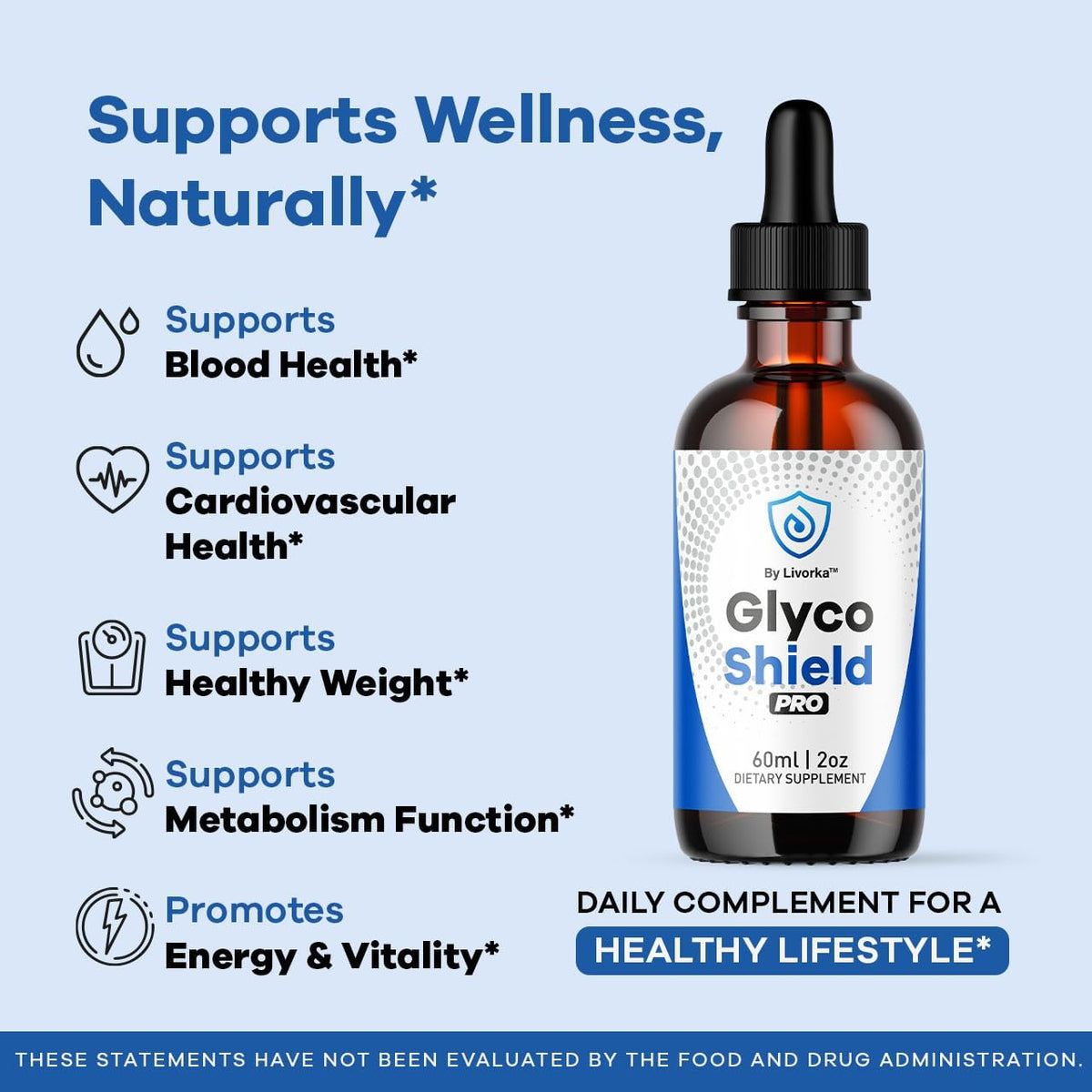 Glyco Shield Drops - Blood Formula Support Supplement, 3-Pack - görsel 3