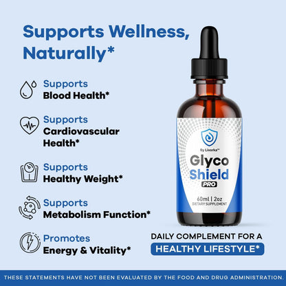 Glyco Shield Drops - Blood Formula Support Supplement, 3-Pack