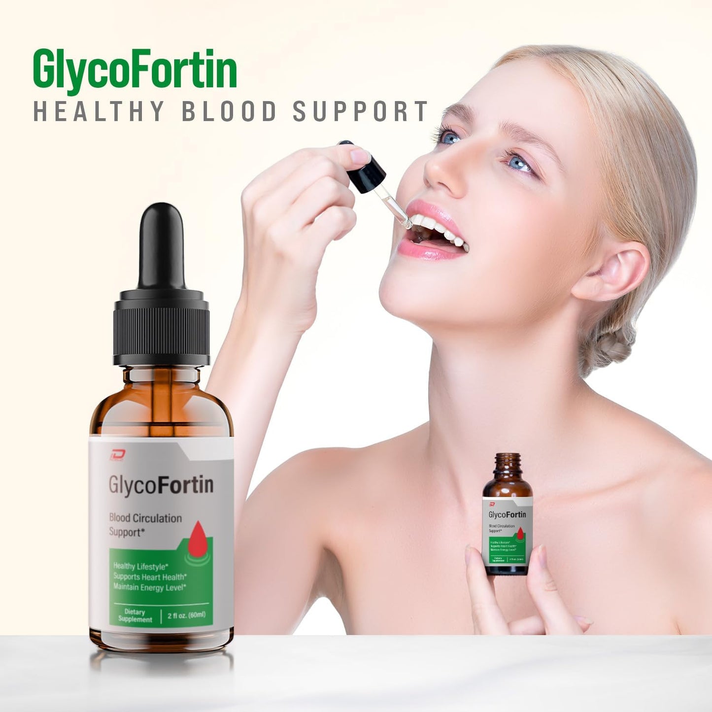 Glyco Fortin Drops - Extra Strength Liquid Food Supplement (3 Pack, 3 Month Supply) - görsel 2