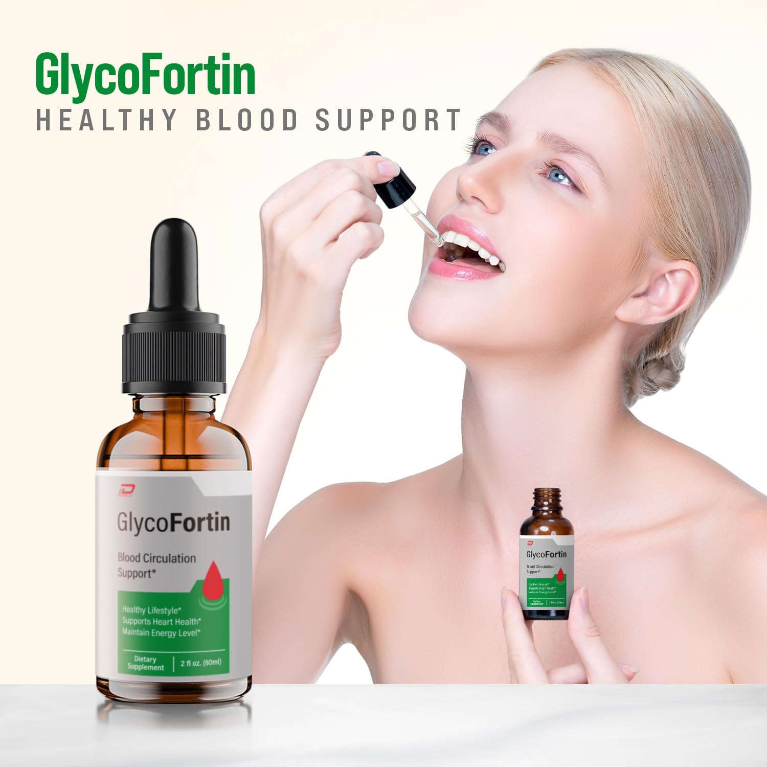 Glyco Fortin Drops - Extra Strength Liquid Food Supplement (3 Pack, 3 Month Supply) - görsel 2