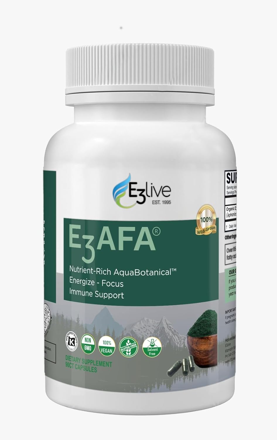 E3LIVE E3AFA 90 Capsules (500mg) - görsel 1