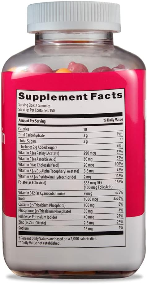 Women's Multivitamin Gummies, Mixed Berry, 300 Gummies - görsel 2