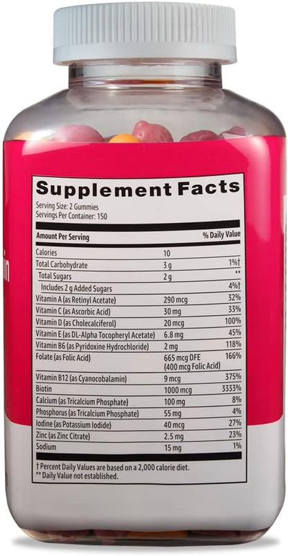 Women's Multivitamin Gummies, Mixed Berry, 300 Gummies