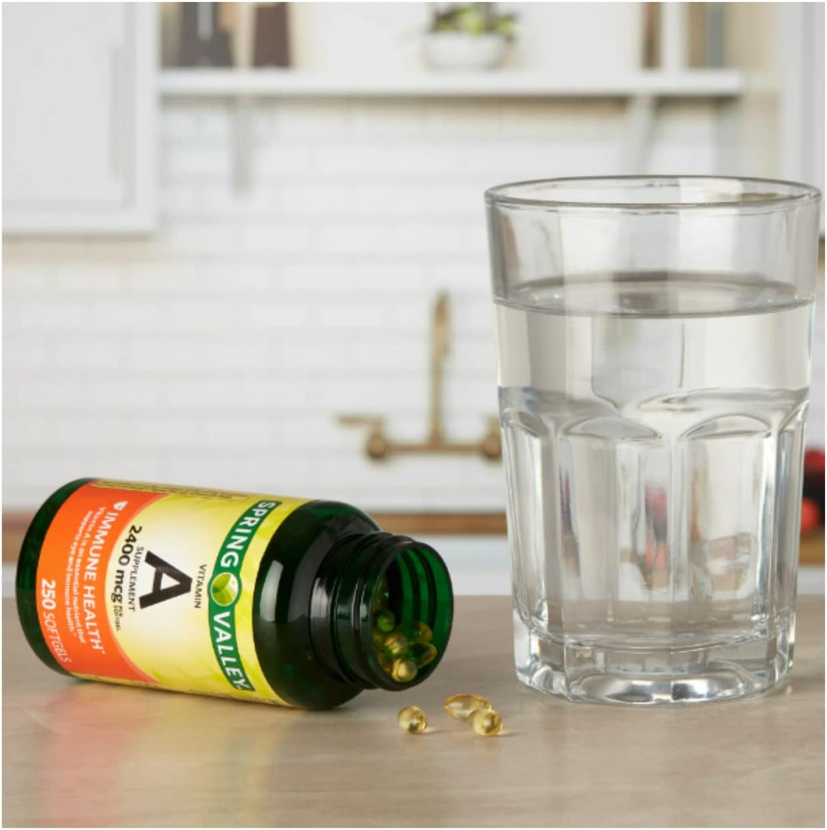 Spring Valley Vitamin A Supplement 2400 mcg, 250 Tablets - görsel 2