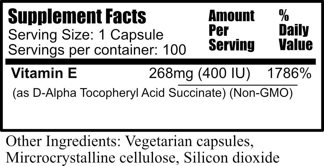 Daily Manufacturing Vitamin E Dry (268 mg, 400 IU) - görsel 2