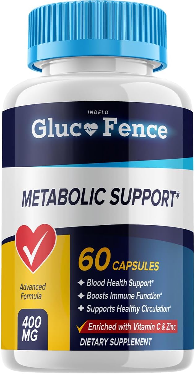 Gluco Fence Metabolic Support – Glucofence Support Supplement Capsules, Gluco Fence Advanced Formula Capsules (60 Capsules) - görsel 1
