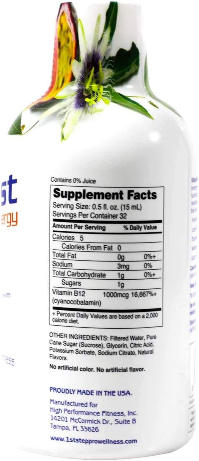 1st Step Liquid B-12 Tropical Blast – 473 ml - görsel 2