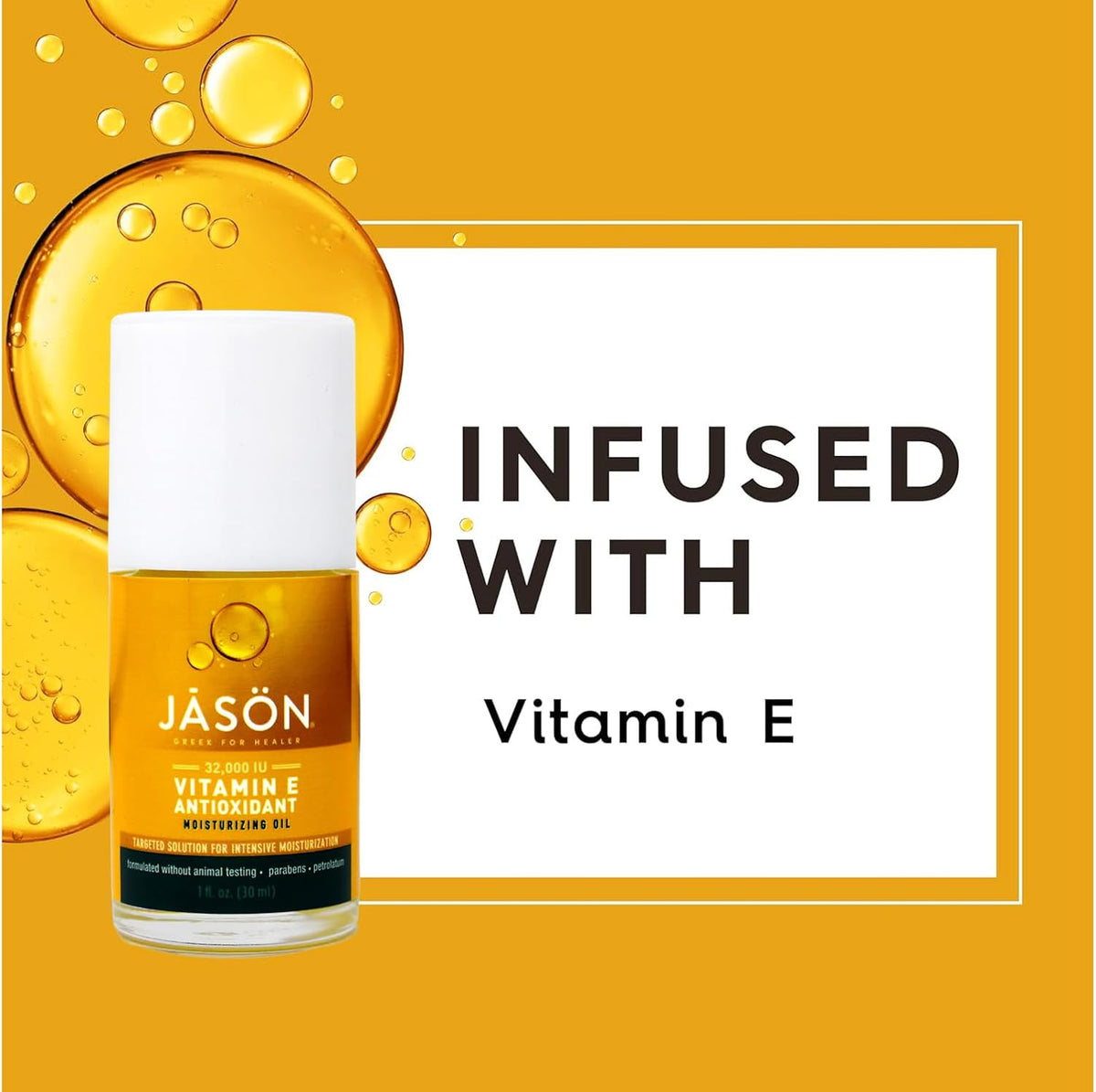 Jason Natural Vitamin E 32000 IU Oil with Wand, 32 ml - görsel 4
