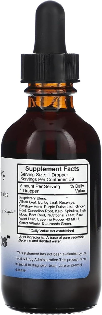 Christopher's Original Formulae Vitalerbs Extract, Nutrient-Dense Herbal Supplement, 60 ml