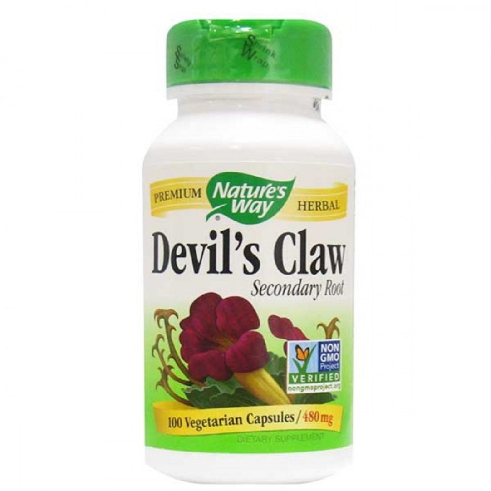Nature's Way Devil's Claw Root, 960 mg per Capsule, 100 Capsules (Pack of 2) - görsel 2