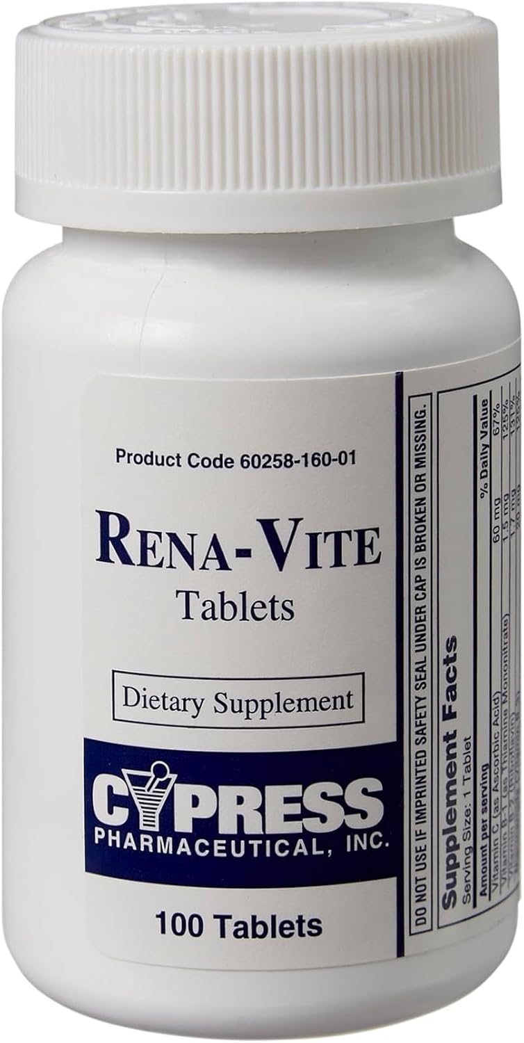 Rena-Vite Tablets, 300 Tablets (3 Bottles of 100) - görsel 1